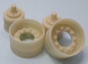 KFS 1/24 拖車用 輪組 385超級寬胎用 輪圈 